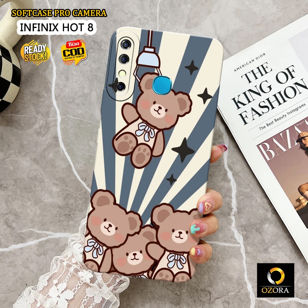 Case Infinix Hot 8 Terbaru - OZORA - Fashion Case Kartun - Casing Hp Infinix Hot 8 - Softcase Infini
