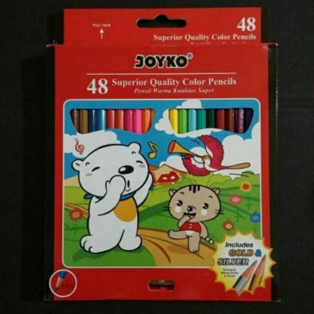 

LIMITLESS Pensil Warna Joyko 48 warna Superior Quality