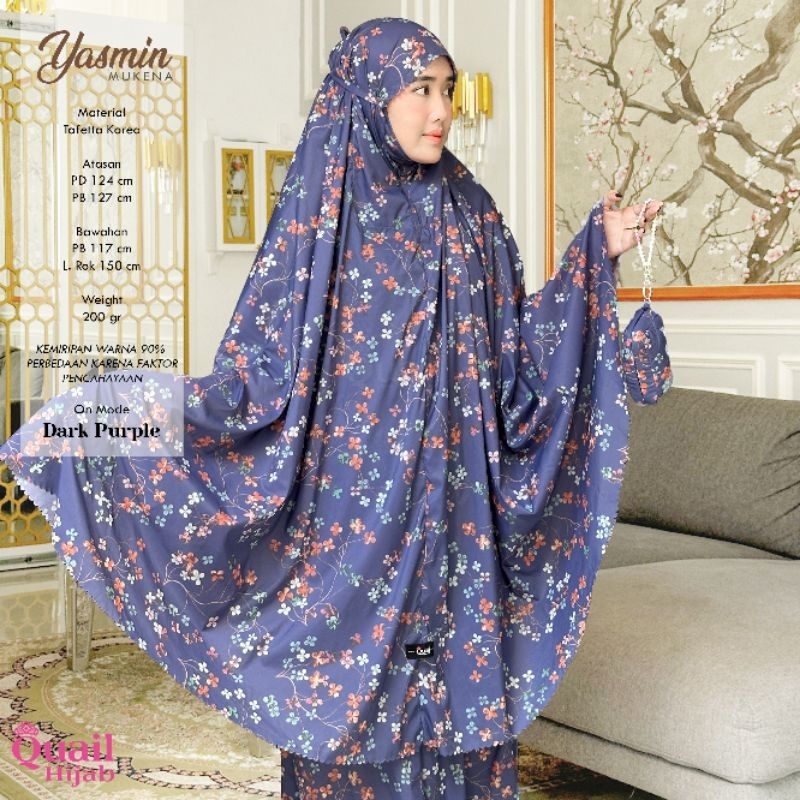 Mukena Dewasa Premium YASMIN Original Quail Hijab