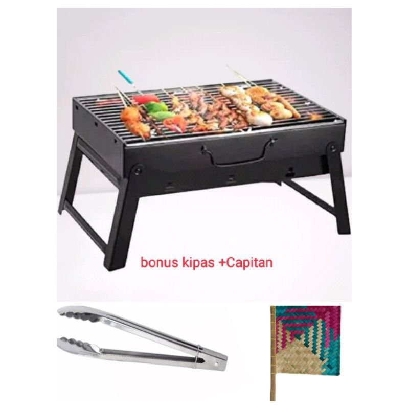 alat panggang portable/alat pemanggang lipat/panggangan sate