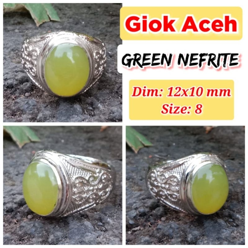 cincin batu akik giok aceh sungai dareh pucuk pisang elegan.05