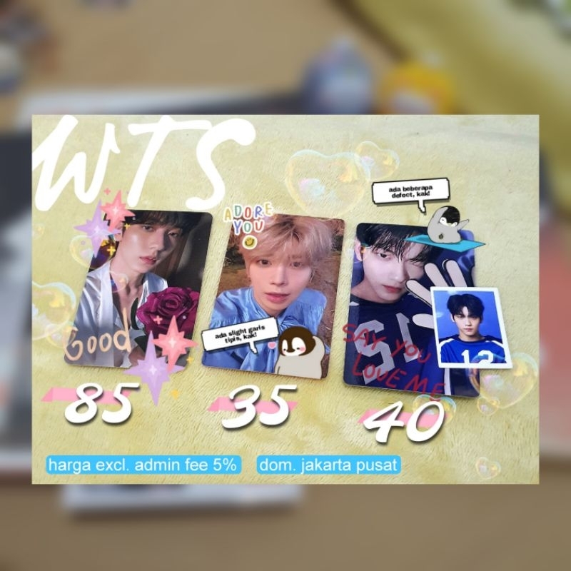 PC PHOTOCARD TXT SOOBIN TAEHYUN MOAKIT V5 / MINISODE 3 ROMANTIC & LIGHT