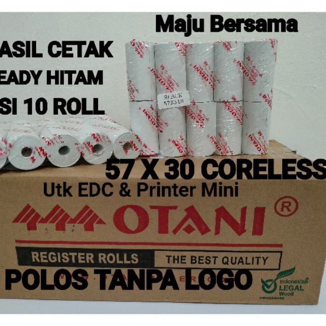 

FG2 Kertas Struk Thermal Printer Bluetooth dan EDC 57x31Pak isi 1Roll