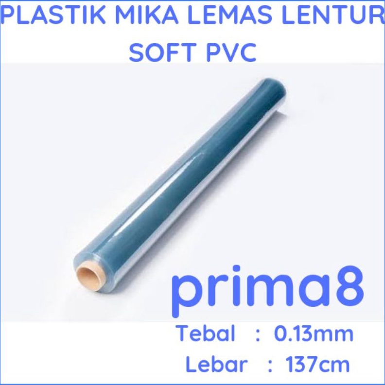 

SERENTAK Plastik Mika Lemas Lentur Soft PVC 13 13mm Lebar 137cm Bungkus Sofa SMpul Buku Meteran