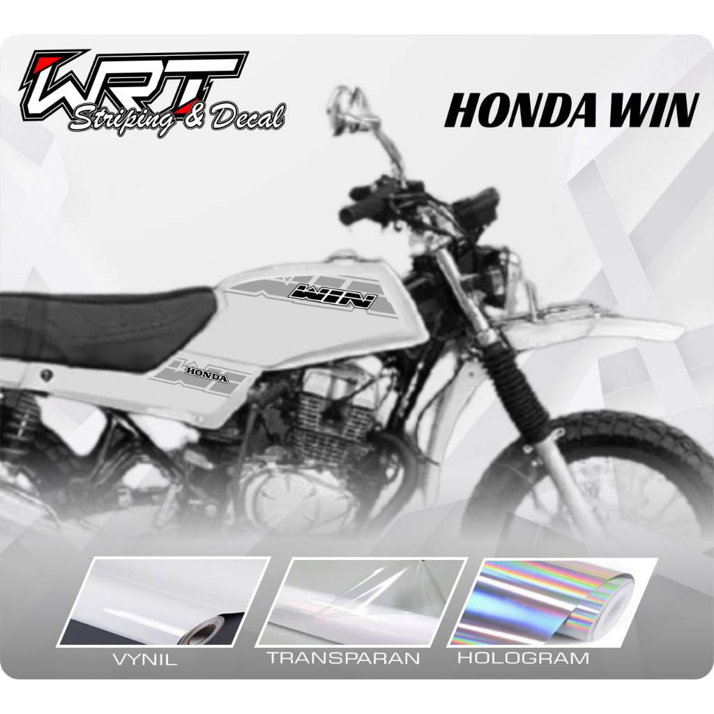 Striping Win - Stiker Decal Honda Win 100 Simpel Keren (SUDAH TERPOTONG)