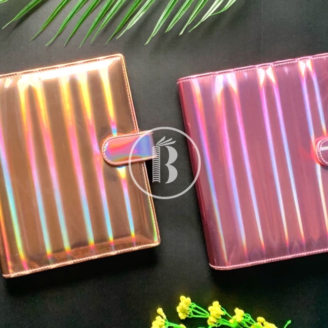 

Murah Bindermu READY Binder Premium Hologram Holographic size A5 2ring B5 26ring 6ring A6 6 hole lubang Planner Notebook