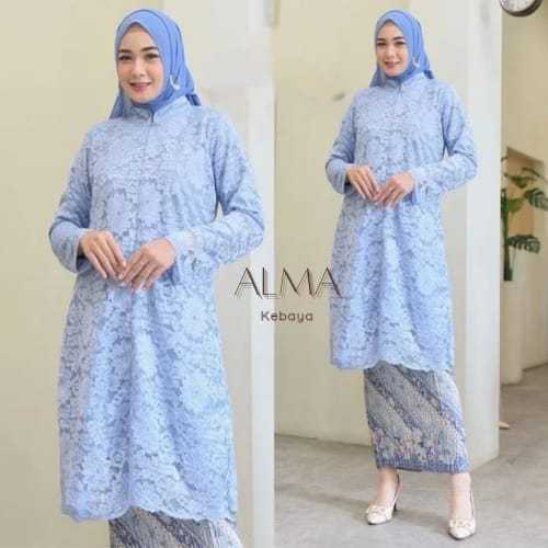 Stelan kebaya brukat tunik kebaya modern kebaya Stelan wanita kebaya kurung baju kurung wanita stela