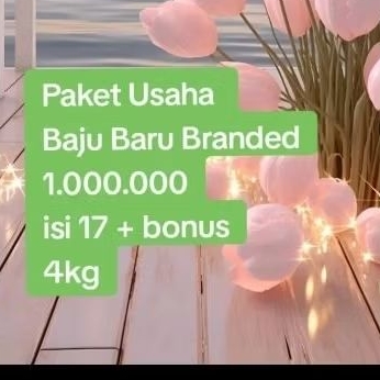 Paket Usaha 1 juta 17 PC Baju Branded Baru