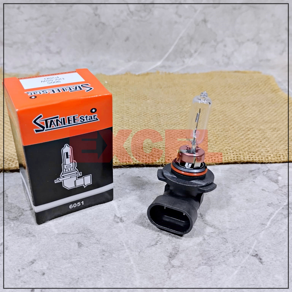 9005 HB3 - BOHLAM LAMPU HALOGEN MOBIL 9005 HB3 12V 65W - STANLEE