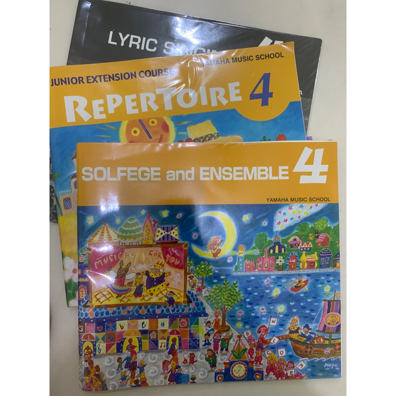 Buku Yamaha JXC 4 repertoire dan solfege ensemble preloved belum ada stamp