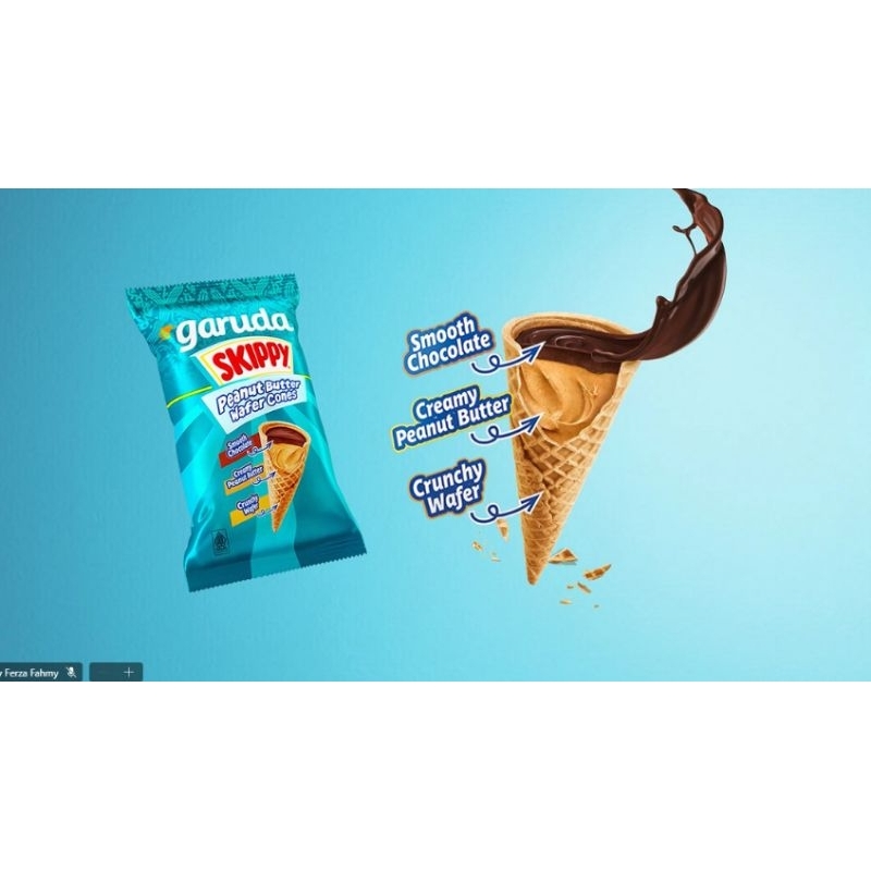 

GARUDA skippy peanut butter wafer cones