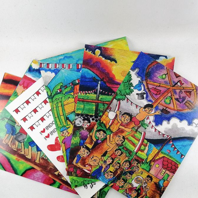 

Promo Kartu pos Postcard 17 Agustus RI72 Series