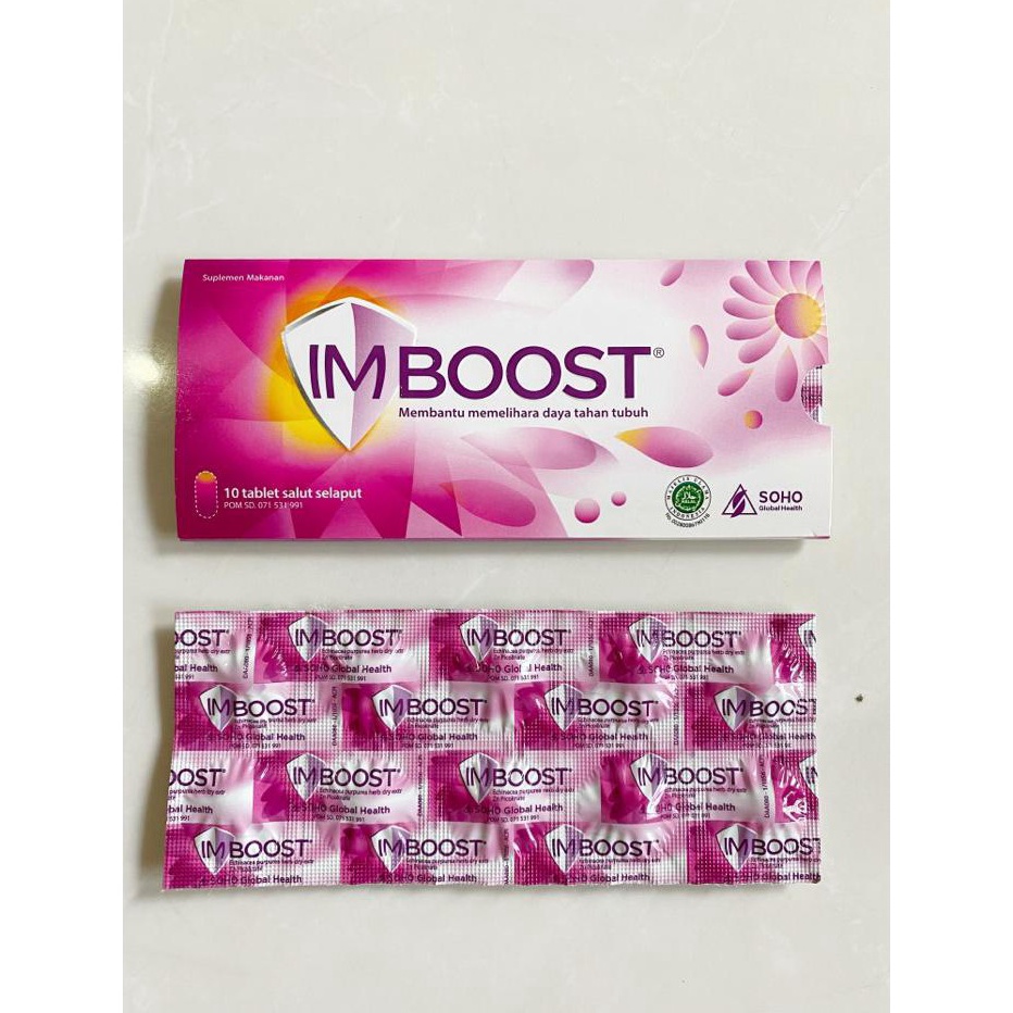 SENSASIONAL Imboost Daya Tahan Tubuh Dewasa Anti Virus 1 Tablet  Strip