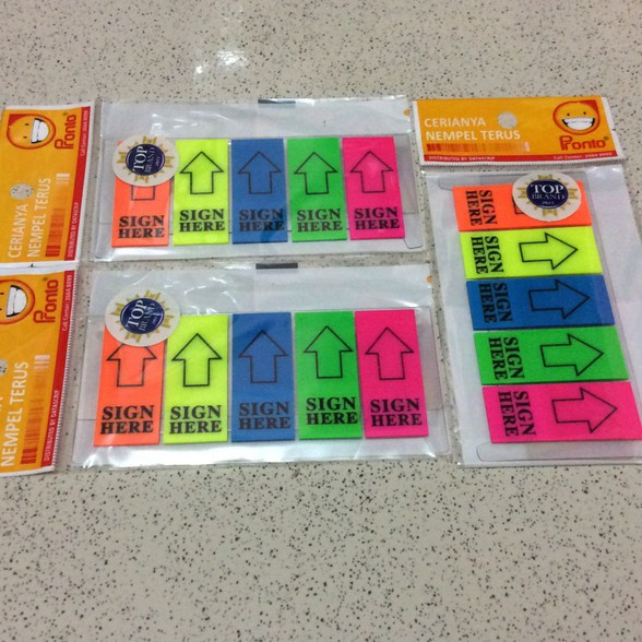 

KI3 PRONTO SIGN HERE 5 WARNA
