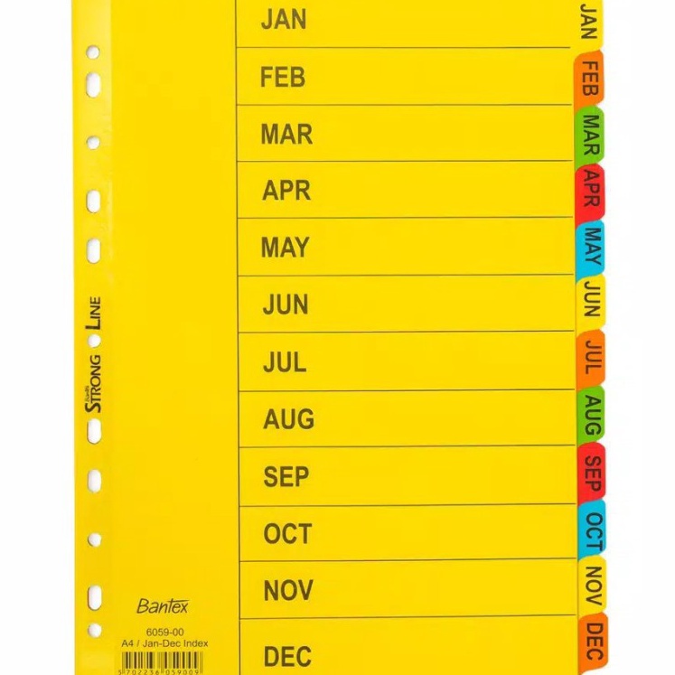 

FG2 Pembatas Divider Bulan A4 Bantex 659