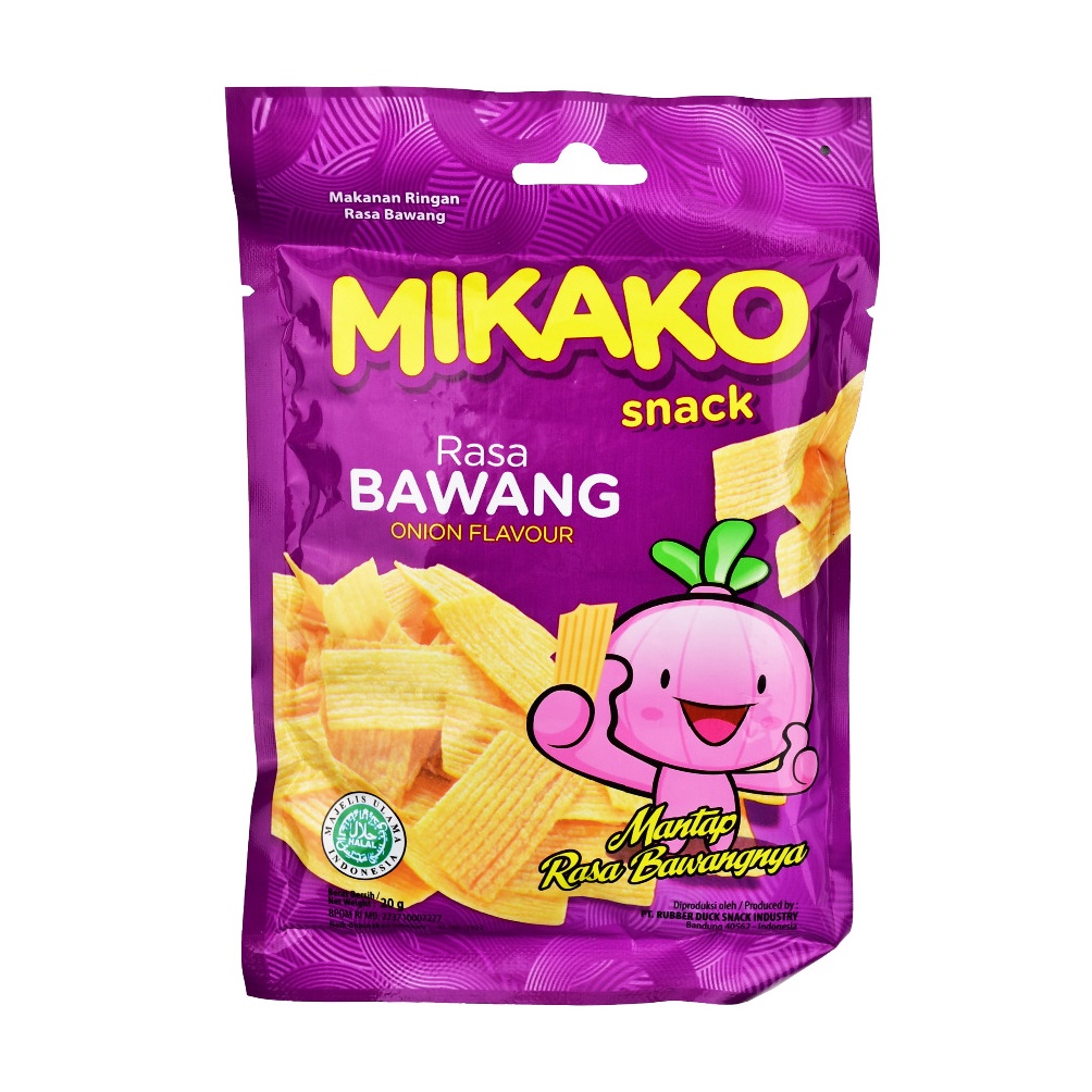 

LUAR BIASA MIKAKO SNACK RASA BAWANG 1PAcK ISI 1 BUNGKUS