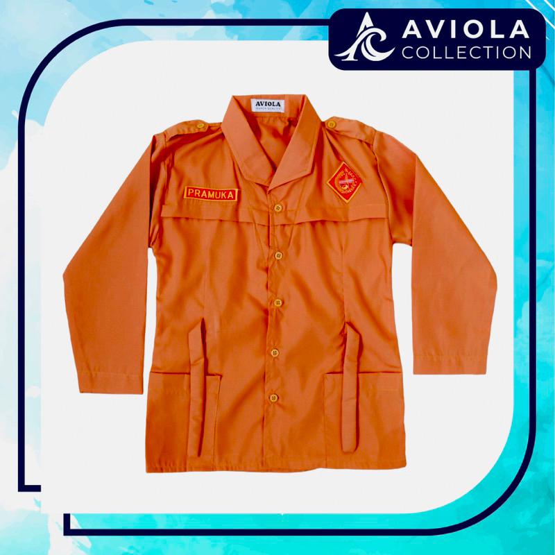 Seragam Pramuka SD Anak perempuan Lengan panjang - Baju Pramuka SD Anak Perempuan