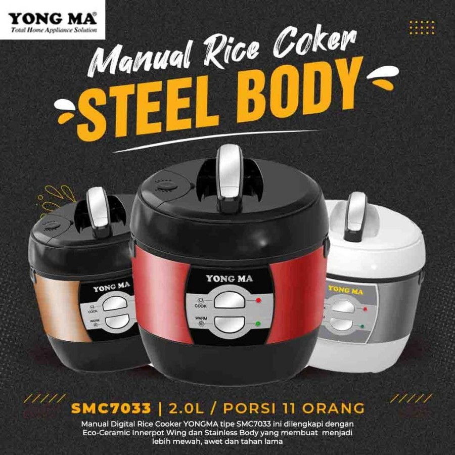 YONG MA Magic Com 2 L SMC7033 / RICE COOKER YONG MA SMC7033 / SMC-7033 / SMC 7033 BATAM