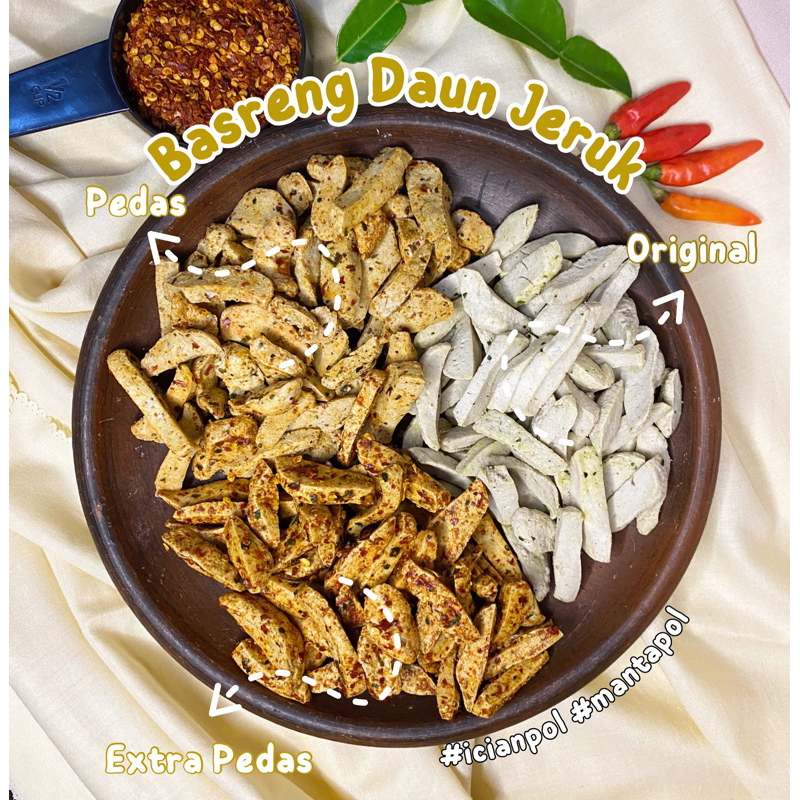 

BASRENG PEDAS DAUN JERUK KRIUK 500gr