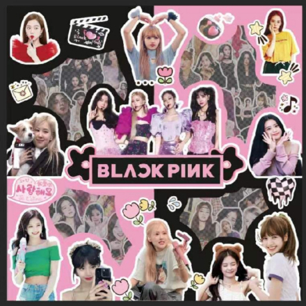 

sticker deco blackpink 10 lembar random