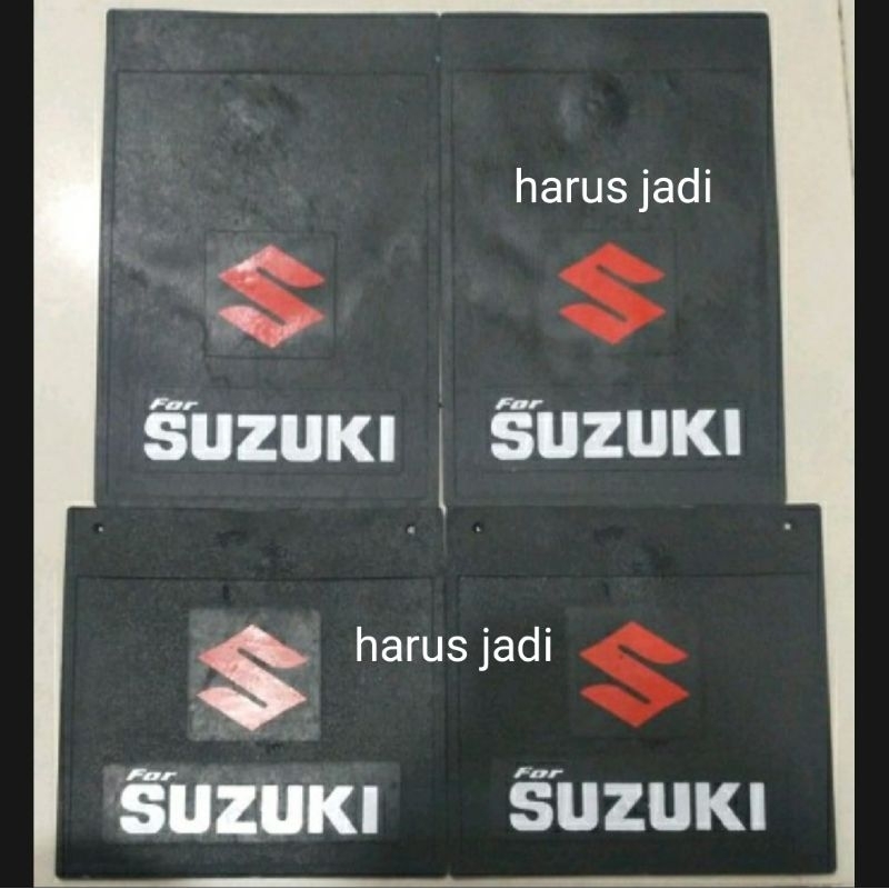 karpet roda penghalang cipratan lumpur Suzuki apv pick up, depan plus belakang satu set