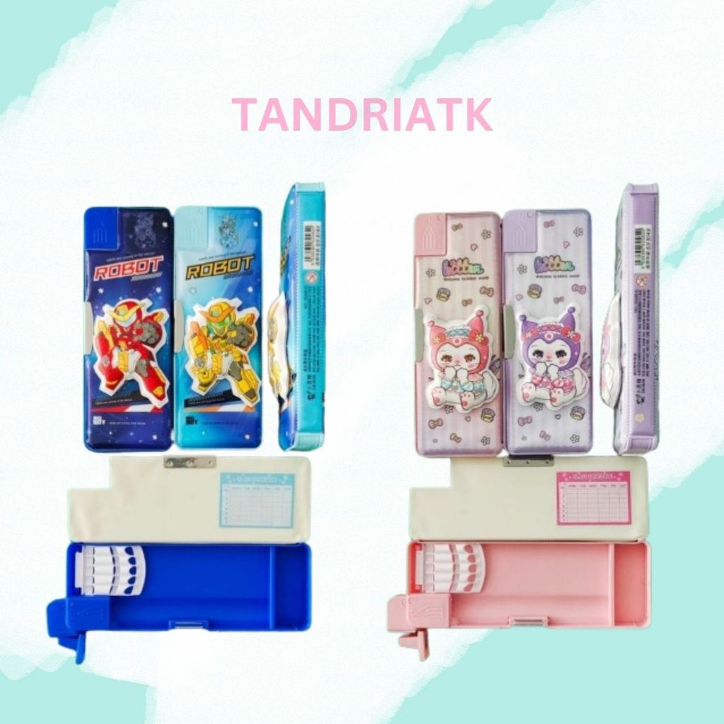 

Tempat Pensil Magnet Premium Timbul Squishy 3D 4D Serutan Karakter Fancy XIAO LING JING 35299 35300 Unicorn Kuromoi Robot