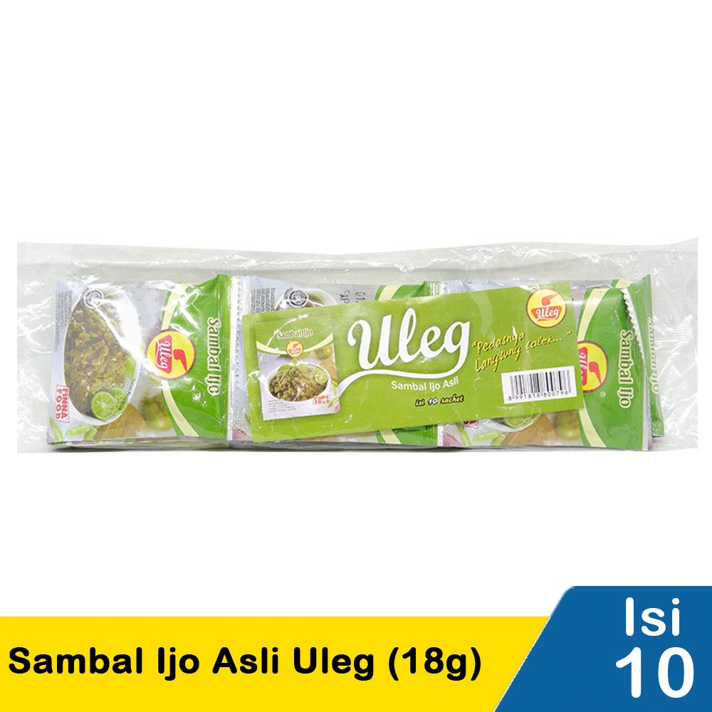 

uleg sambal ijo 10x18gr