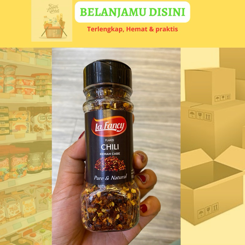 

LA FANCY FLAKES CHILI/ remah cabe