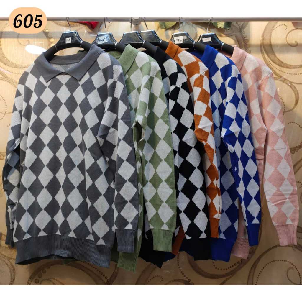 Atasan Wanita Baju Rajut Wanita Atasan Blouse Kekinian Sweater Rajut Wanita Baju Sweater Korea