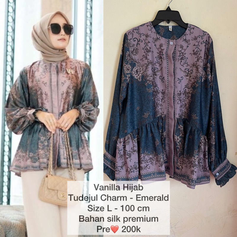 VANILLA HIJAB Tudejul charm PRELOVED