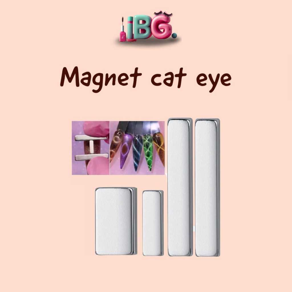 Magnet Cat Eye 4 in 1 / Magnet Nail Art / Magnet Nail / Magnet Kuku / Magnet Nail Art Super Strong