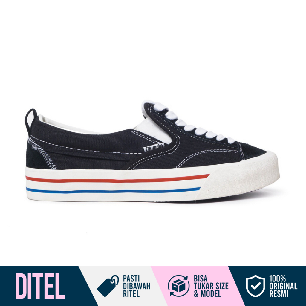 Thunderbear Slip OnEaston DX Black White