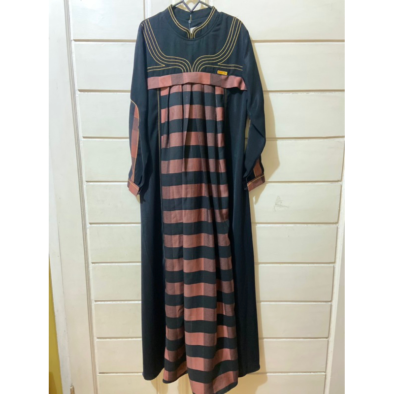 PL Gamis hitam kotak