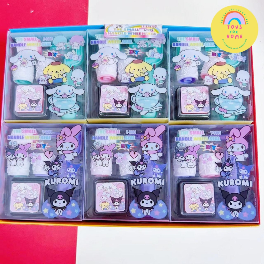 

Mainan Anak Cartoon Roller Seal / Stempel Roll Karakter TOYSFORHOME
