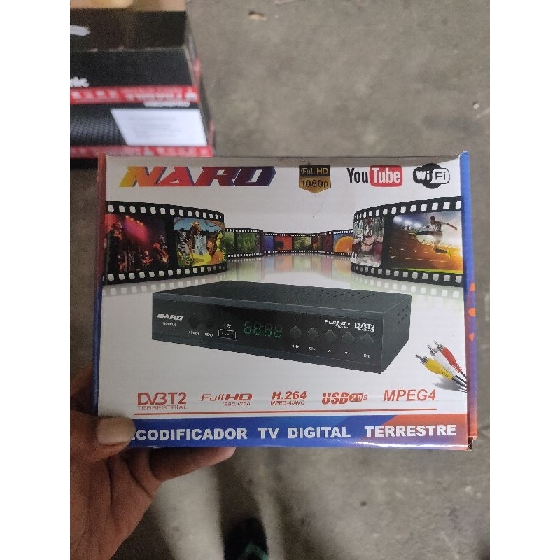 SET BOX TV (STB) NARO A01 RECEIVER TV DIGITAL SET TO BOX  DVB T2 TUNER