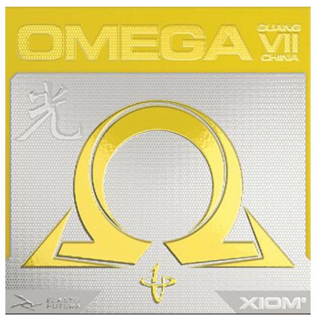 ORIGINAL XIOM OMEGA VII CHINA GUANG Karet Rubber Bet Bat Pingpong Tenis Meja BARU dan SEGEL