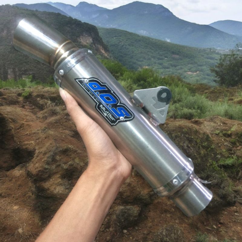 slincer tabung knalpot racing dos type drag 25 cm universal kompetisi sarangan separo bukan ori orig