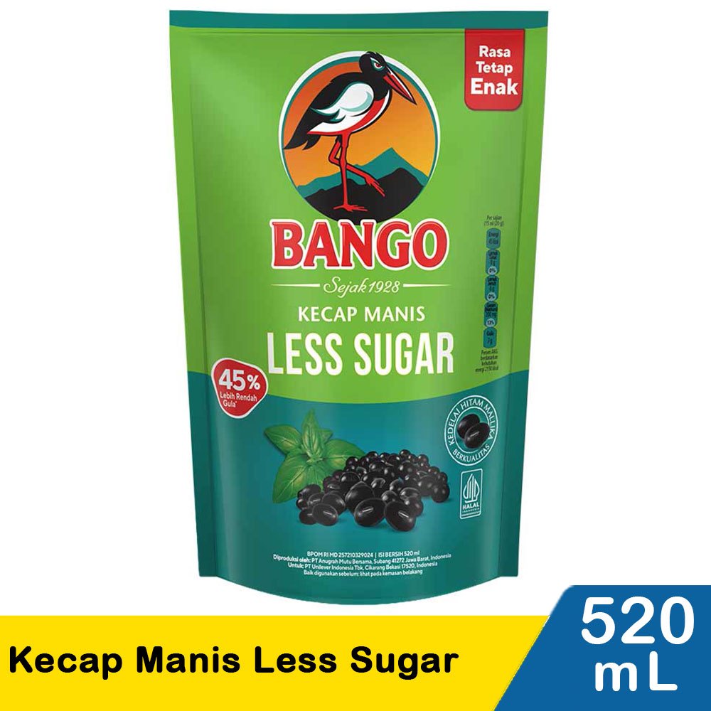 

bango kecap manis less sugar 520ml