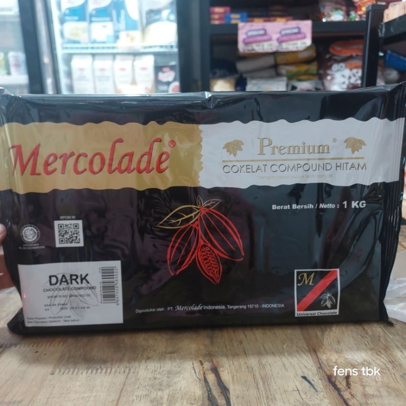 

COKELAT BATANGAN MERCOLADE DARK 1 KG