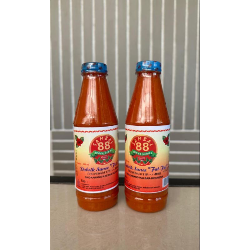 

Sambal Cap 88 Super Pedas Singkawang 350 Ml