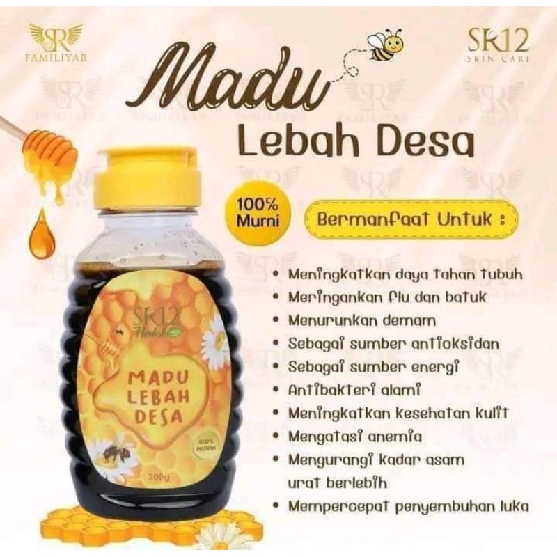 

Madu lebah desa SR 12 netto 140gr