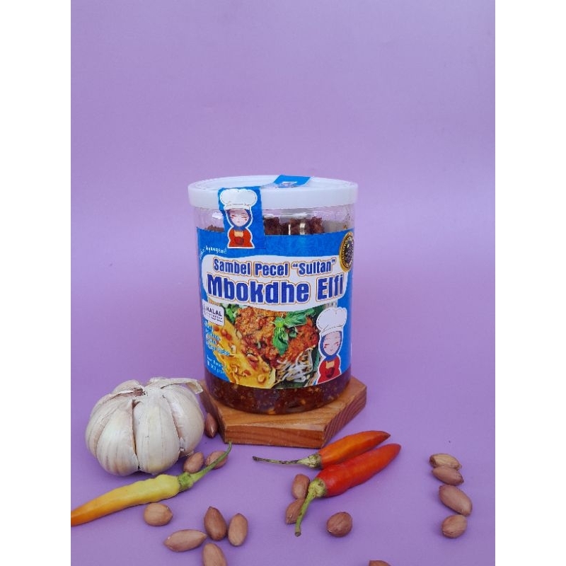 

Sambel Pecel Sultan Varian Sedang Pedas Pedas sekali Mbokdhe Elfi 500gr