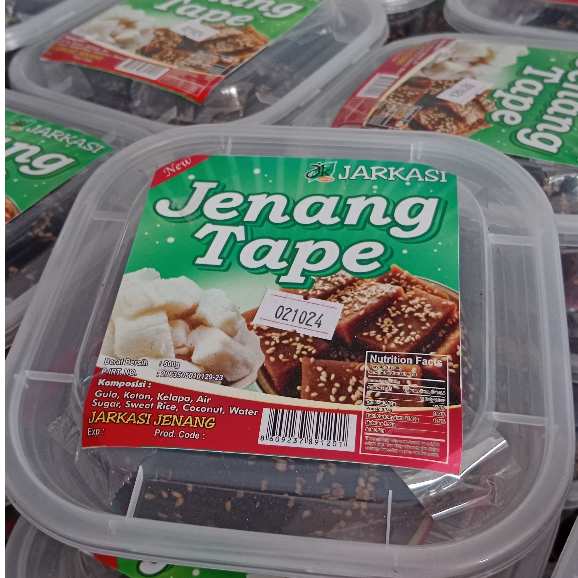 

Jenang Ketan rasa Tape Singkong kemasan cup vacum 500g