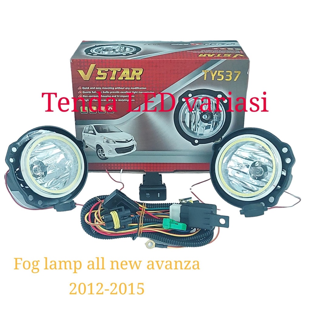 FOG LAMP VSTAR ALL NEW AVANZA TAHUN 2012/2015 RING LED H11 12V 55W