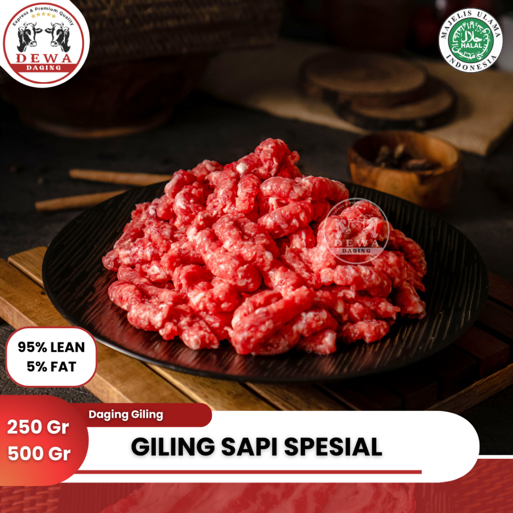 

Daging Giling Sapi 5% Lemak | Daging Giling Spesial