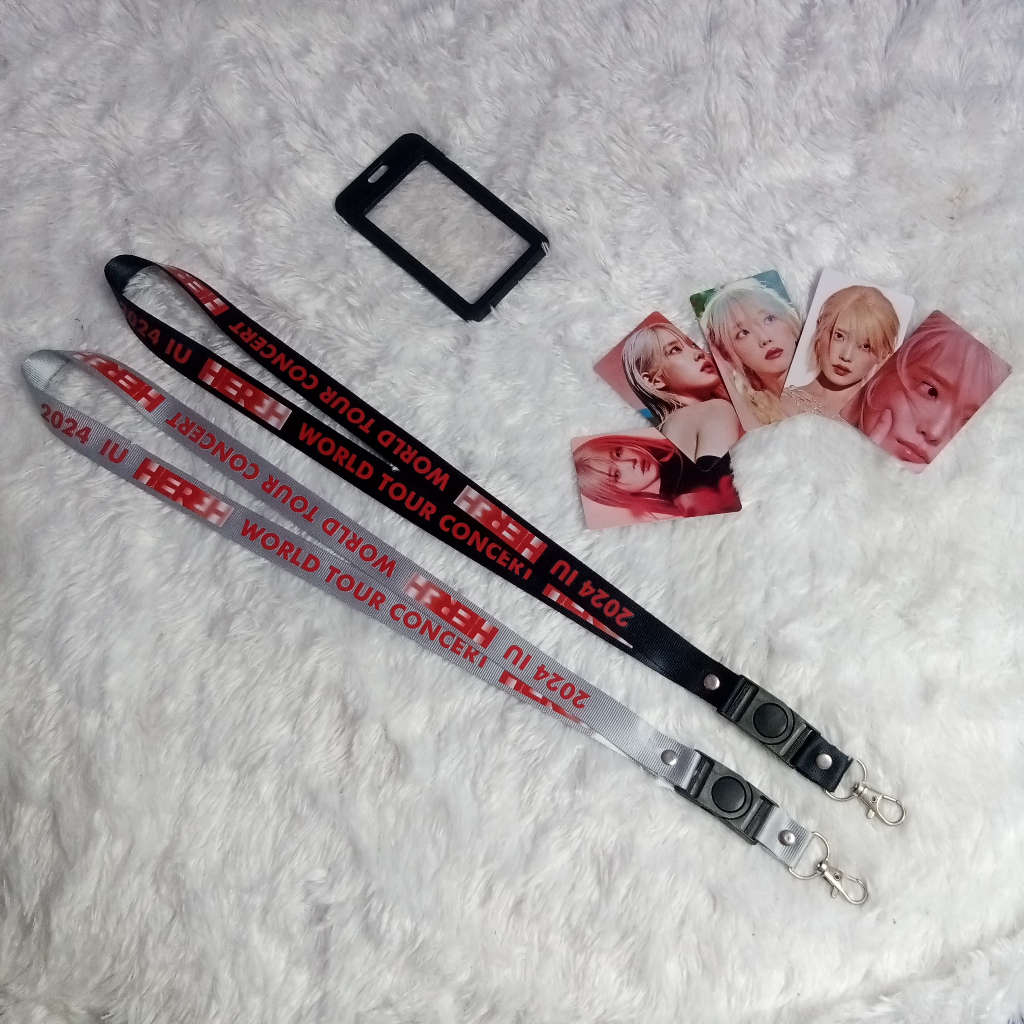 

[LIMITED READY STOCK] LANYARD IU HEREH WORLD TOUR TALI ID IU HEREH WORLD TOUR