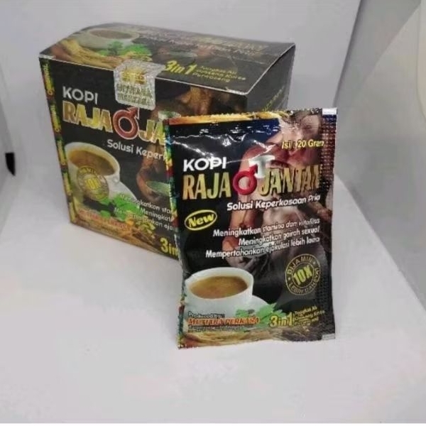 KOPI RAJA JANTAN ORI KING COFFEE KOPI PRIA SEJATI 10X LEBIH KUAT DAN TAHAN LAMA