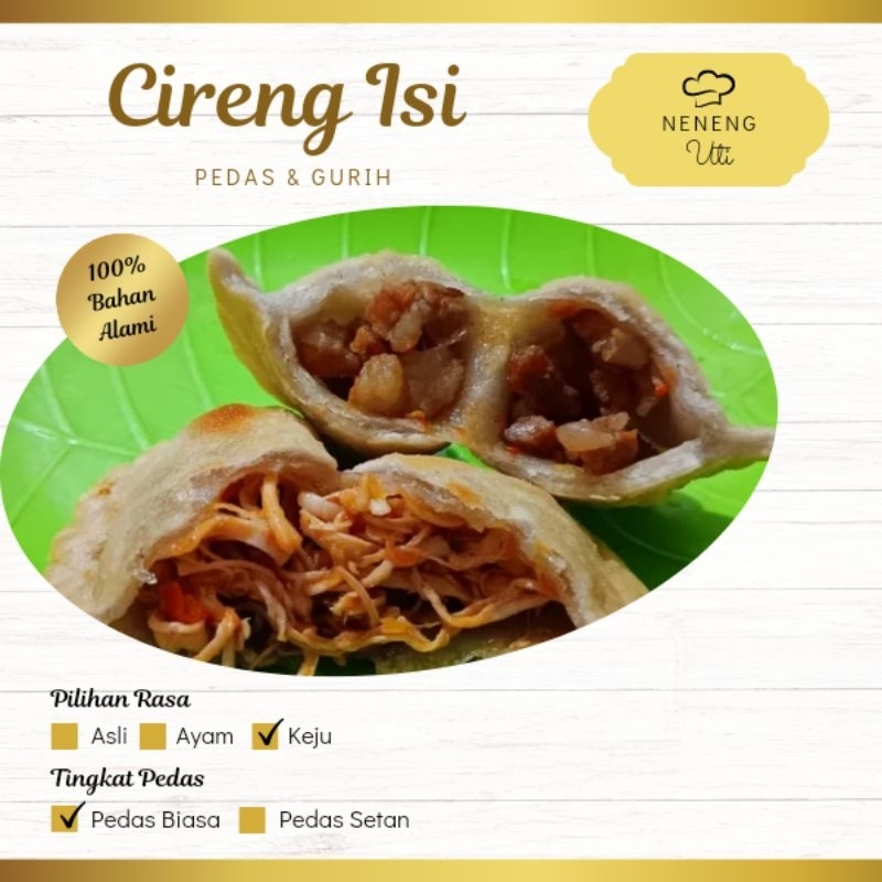 

Cireng isi/Cireng isi 5 buah bisa mix varian