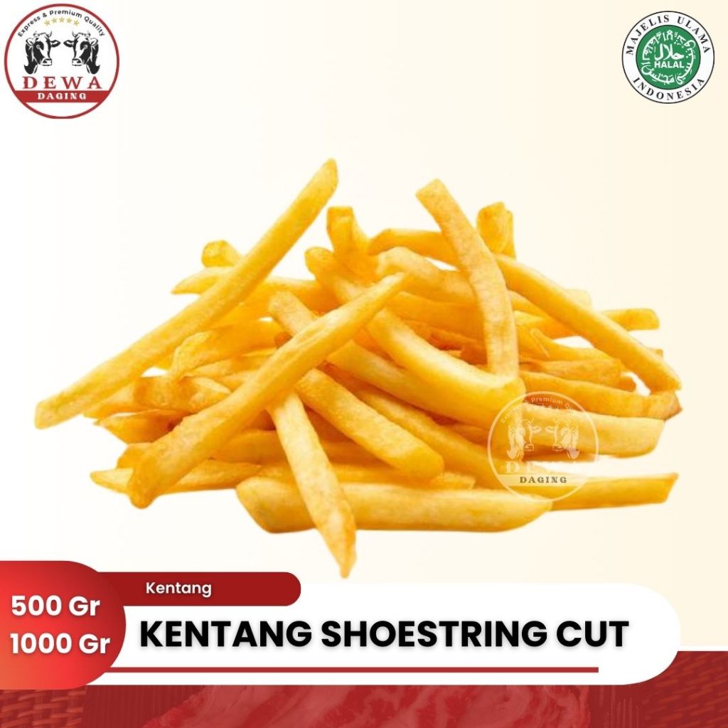 

Kentang Goreng Shoestring Cut | French Fries Shoestring Cut | Steak