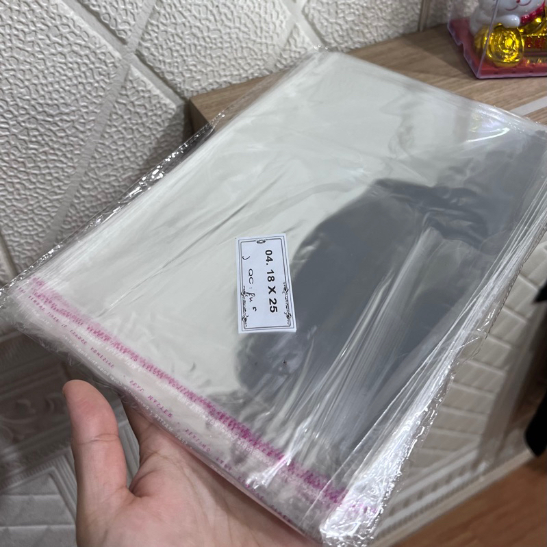 plastik opp kecil/ plastik OPP SEAL 18x25/17x25/16x25/15x25